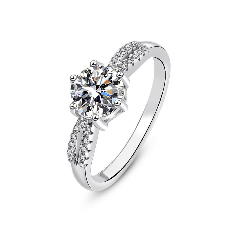 High Quality Zircon Ring Women S925
